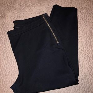 Classic side zip skinny ankle